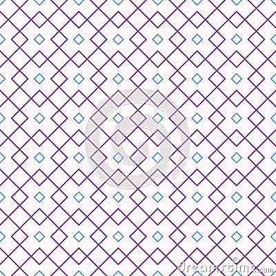 Seamless pattern with intersecting rhombuses. Vector Illustration