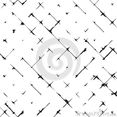 Seamless Pattern of Irregular Abstract Grid Vector Illustration