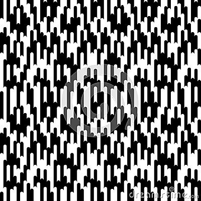 Seamless pattern, irregular vertical rounded lines Vector Illustration