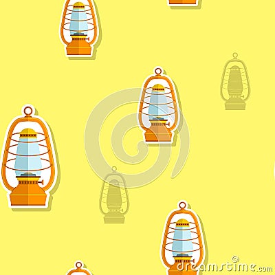 Seamless pattern with lanterns Vector Illustration