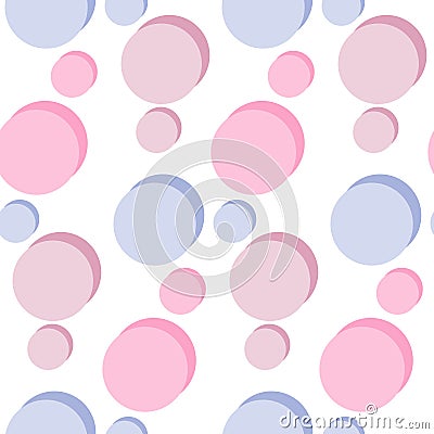 Seamless pattern with light circles Stock Photo