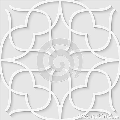 Seamless pattern of lines. Soft background. Floral wallpaper. Vector Illustration