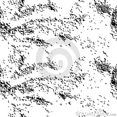 Seamless pattern of Lots of birds, clusters are flying in the sky, crows. Vector stock illustration eps10. Isolate on a white back Vector Illustration