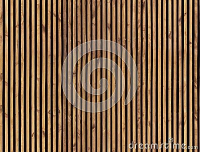 Seamless pattern of wooden slats Stock Photo