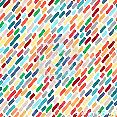 Seamless pattern from multi-colored smears Vector Illustration