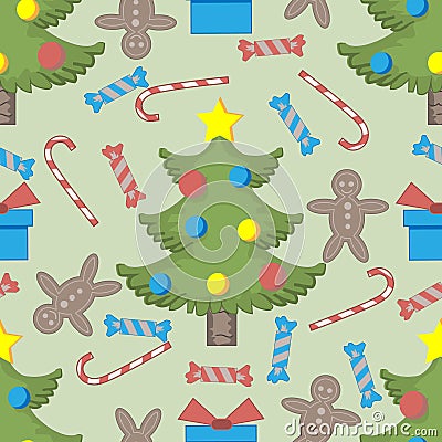 Seamless pattern ore background Merry Christmas and Happy New Yea e 59 Stock Photo