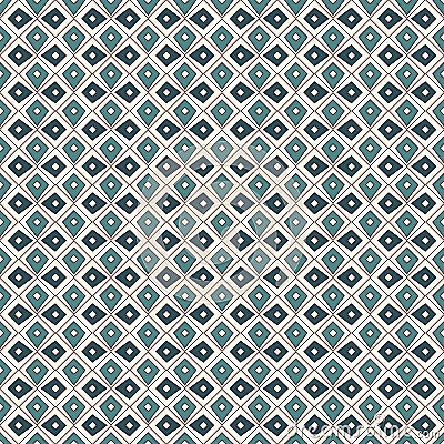 Seamless pattern with repeated geometric forms. Ornamental abstract background. Ethnic and tribal motifs. Vector Illustration