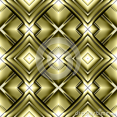 Seamless pattern of rhombuses Vector Illustration