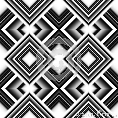 Seamless pattern of rhombuses Vector Illustration