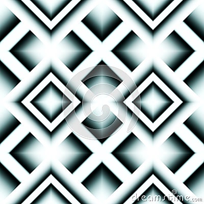 Seamless pattern of rhombuses Vector Illustration