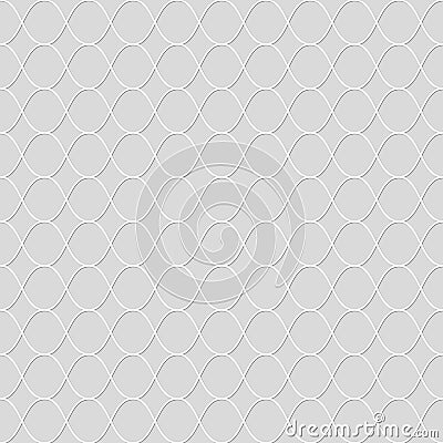 Seamless pattern of round lines. Vector Illustration