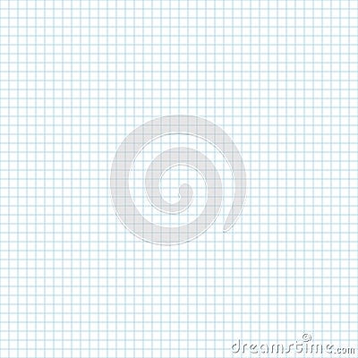 Seamless pattern of School notebook paper sheet. Exercise book page endless background. Squared notepad backdrop Vector Illustration