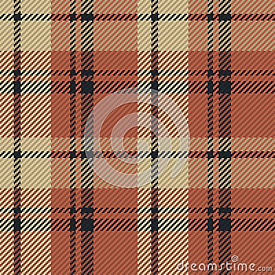Seamless pattern of scottish tartan plaid. Repeatable background with check fabric texture. Vector backdrop striped textile print Vector Illustration