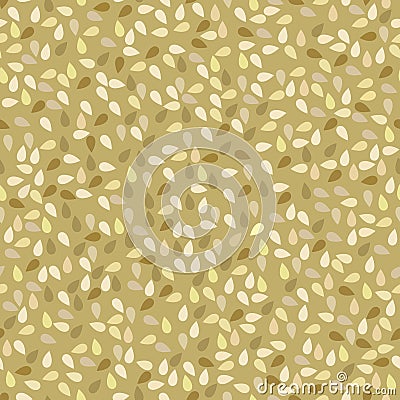Seamless pattern with sesame Vector Illustration