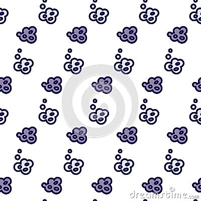 Seamless pattern with space cosmos. Vector Illustration