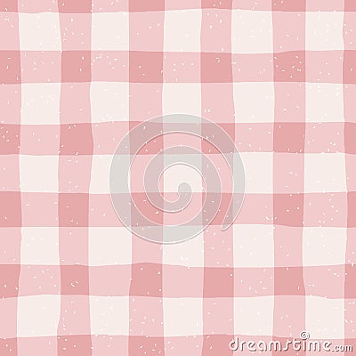 Seamless pattern with square hand drawn texture. Vector Illustration