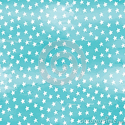 Seamless pattern with stars Vector Illustration