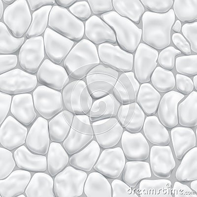 Seamless pattern of stones Stock Photo