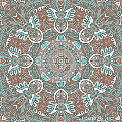 Seamless pattern tribal background Vector Illustration