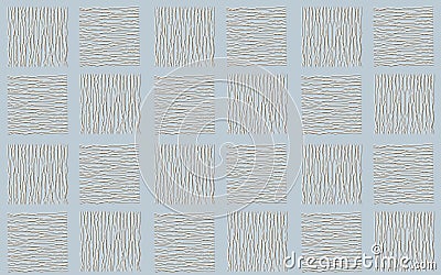 Seamless pattern Vector background abstraction white black line geometric shapes on a blue background. eps10 vector Stock Photo