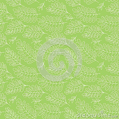 Seamless pattern vector floral background with hand drawn branches for textile, wrapping paper, adult cololring book etc Vector Illustration