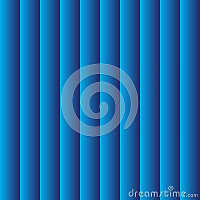 Seamless pattern of vertical stripes in blue. Vector Illustration