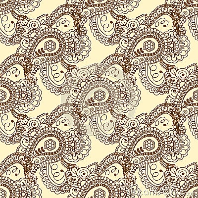 Seamless pattern. Vintage decorative elements. Hand drawn background. Islam, Arabic, Indian, ottoman motifs. Perfect for printing Vector Illustration