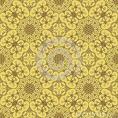 Seamless pattern. Vintage decorative elements. Hand drawn background. Islam, Arabic, Indian, ottoman motifs. Perfect for printing Vector Illustration