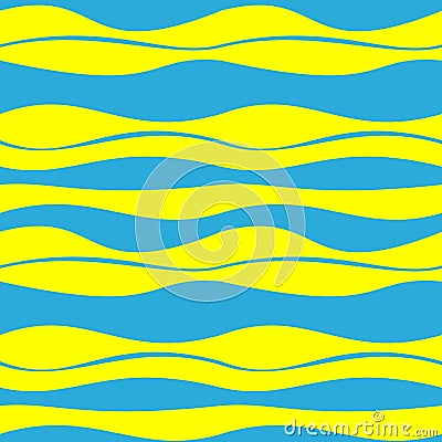 Seamless patterns of abstract waves decoration vector background Vector Illustration