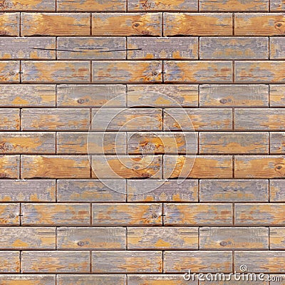 Seamless photo texture of wooden bricks setting Stock Photo