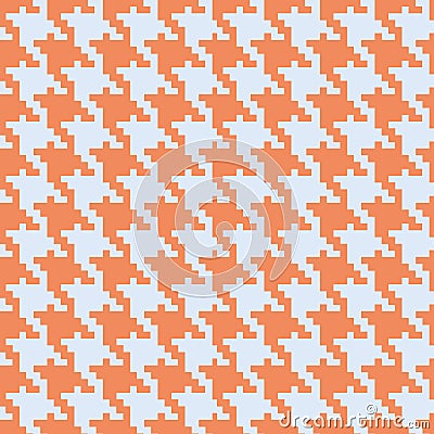 Seamless pied de poule squares background pattern print design Stock Photo