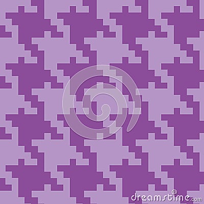 Seamless pied de poule squares background pattern print design Stock Photo