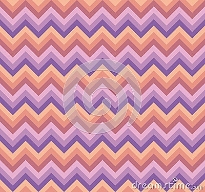 Seamless pink and purple double palette blend chevron zigzag pattern vector Vector Illustration