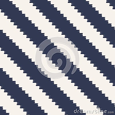 Seamless pixelated diagonal stripes pattern Vector Illustration