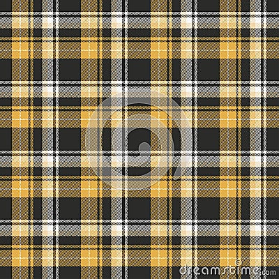 Seamless plaid checkered vector pattern Cartoon Illustration