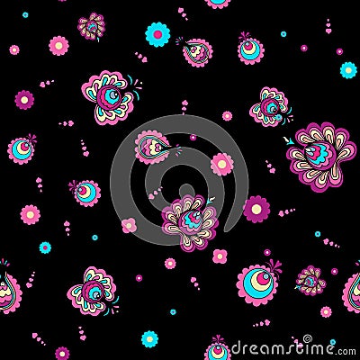 Seamless Polish folk pattern Vector Illustration