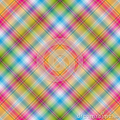 Seamless rainbow striped diagonal pattern Stock Photo