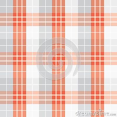 Seamless red checked pattern Vector Illustration