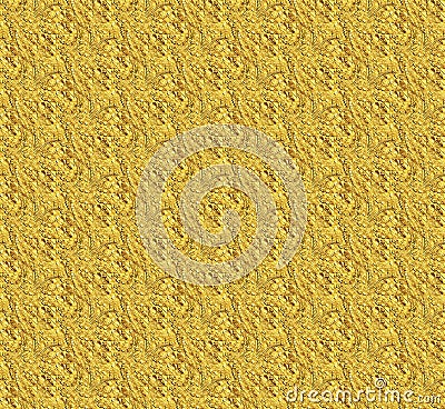 Seamless regular pattern golden texture Stock Photo