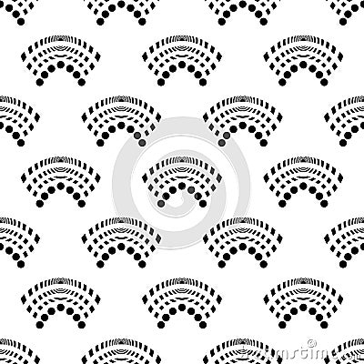 Seamless Repeated Pattern Repeated Geometric Fabric Textile Tile Interior Design Useable Pattern Stock Photo