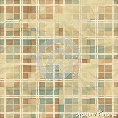 Seamless retro abstract geometric pattern Vector Illustration