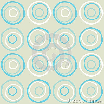 Seamless retro circles Stock Photo