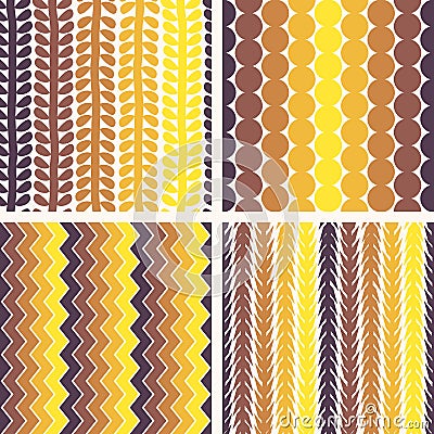 Seamless retro geometric pattern Stock Photo