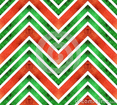 Seamless retro geometric pattern with zigzag lines. Stock Photo