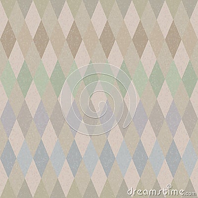 Seamless retro harlequin background Vector Illustration