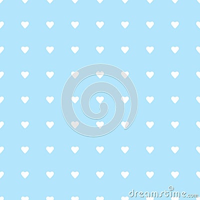 Seamless retro pattern hearts. Vector Vector Illustration