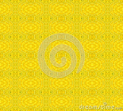 Seamless retro pattern yellow single color Stock Photo