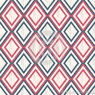 Seamless rhombus mesh pattern Vector Illustration