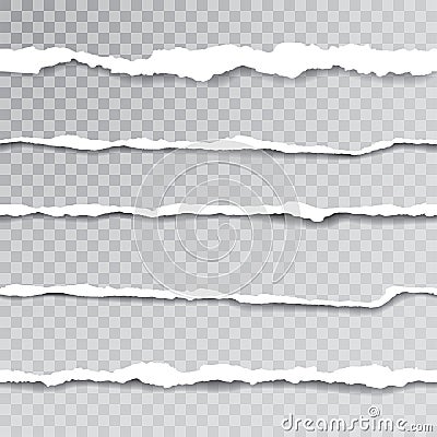 Seamless ripped paper Vector Illustration
