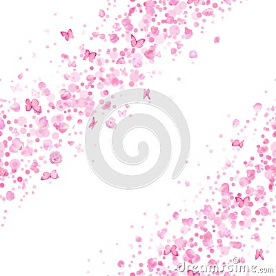 Seamless rose breeze Stock Photo